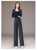 Women's High-Waist Woolen Flannel Pants: Winter Thick, Loose, Narrow-Leg to Wide-Leg Style