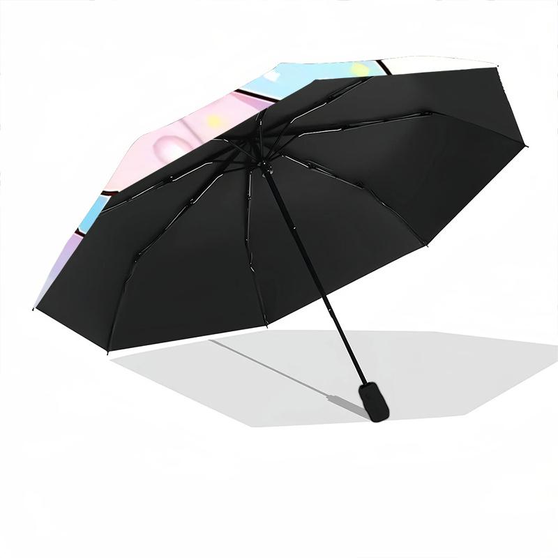 1pc Mermaid Fantasy Shell Umbrella - Automatic Open/Closed with Foldable Design, Iron Frame for Outdoor Use, Perfect Gift for Fans, Travelers, Daily U