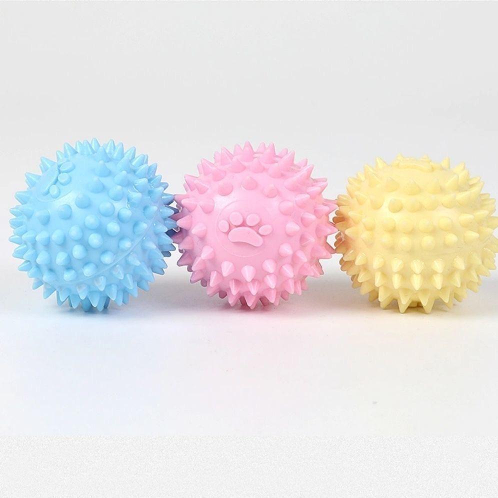Durable TPR Teething Dog Toys for Golden Retrievers and Corgis - Bite-Resistant Cleaning Sticks and Balls