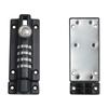 Passwortschloss Schwarz Silber Bolzen Metall Türverriegelung Diebstahlsicherung Kombinationsziffern-Vorhängeschloss Outdoor Home Holz Tor Hardware
