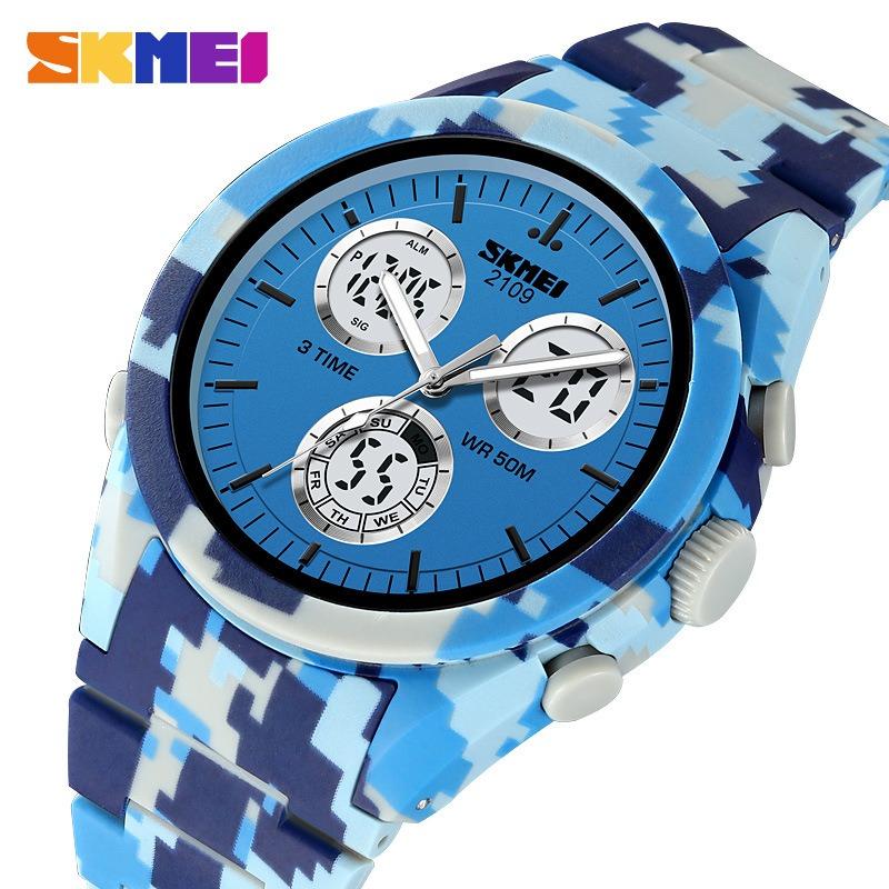 Sports watch men's waterproof luminous electronic watch children's outdoor alarm clock multi-function