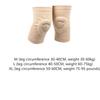 1 Pair Thin Knee Protector Pressure Reducing Wrap Pads  Fitness Dance Skating Sports