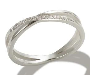 Anello Minimalista in Acciaio Inossidabile a Forma di Cuore Amore Vuoto per Donne Anelli con Zirconi Intarsiati Colore Oro Impermeabile Gioielli Moda Romantica