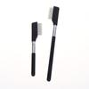 1Pcs Eyelash Brush To Groom Separate Eyelashes Black Grooming Brushes Makeup Tool Eyelash Comb Metal Eyelash Separator Tools