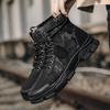 Popular cotton boots winter new men's camouflage warm piled thickened Martin boots high-top tooling boots men's boots