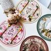Elegant American Style Floral PU Leather Placemats Heat-Resistant Waterproof Durable Table Mats Dining Room Kitchen
