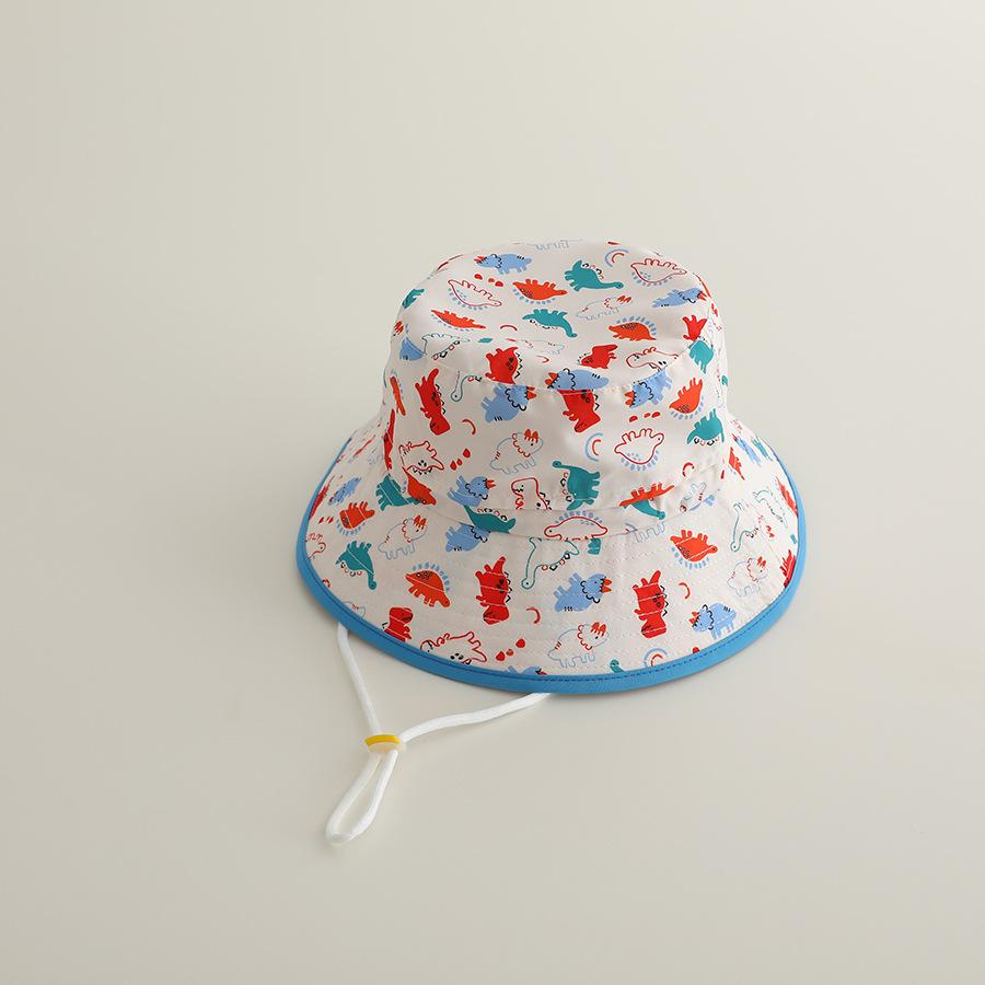 Children New Quick Drying Bucket Hats Summer Sunhat Kids Fishing Hat Sunshade Visor Boys Girls Outdoor Cute Cartoon Beach Cap