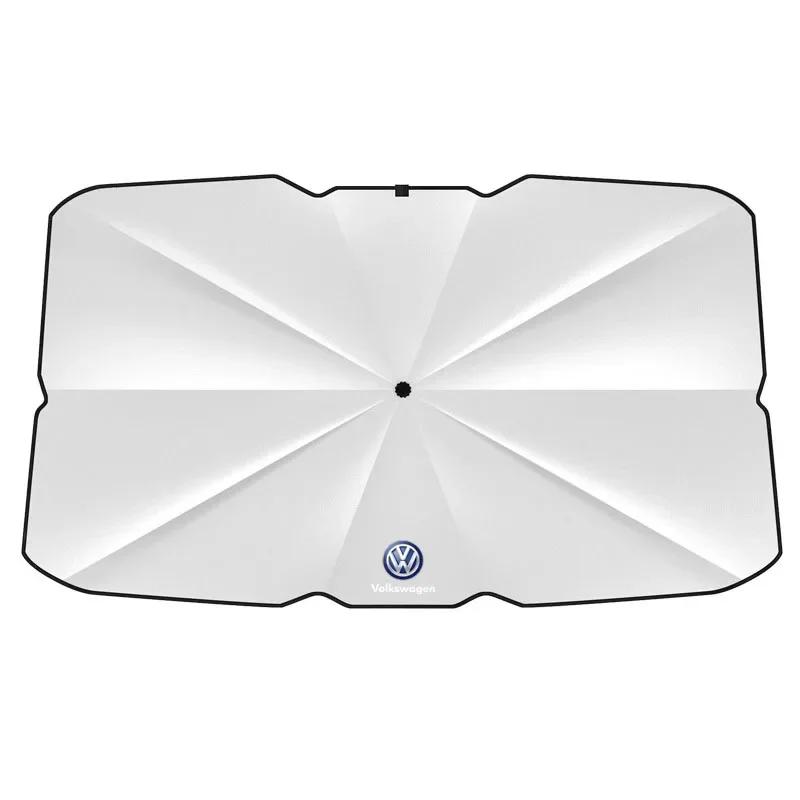 

VW Для Volkswagen Автомобільна Теплоізоляція Складана Сонцезахисна Парасолька Лобове Скло УФ Захист Сонцезахисний Козирок Для Volkswagen Tharu R Polo GTI Ti