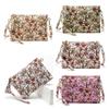 Cartoon Owl Canvas Crossbody Bag With Tassel And Zipper For Women**