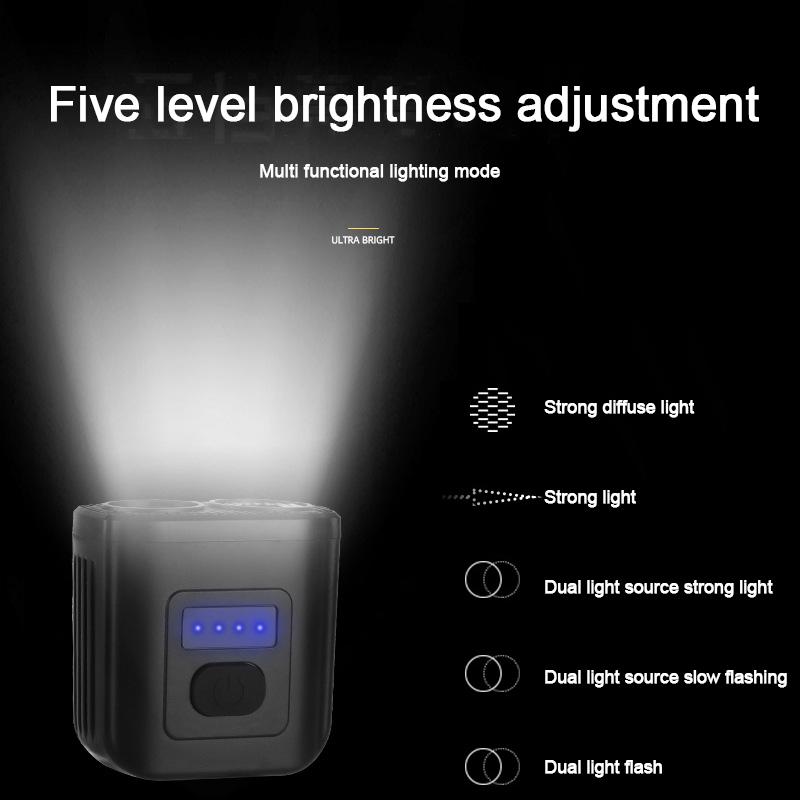 2024 NEW Night Cycling Safety Bicycle Light Bike USB Charge MTB Flashlight Bicycle Headlight for Cycling Bicycle Front Lamp2