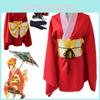 Exquisite Gintama Kagura Kimono Suit Cosplay Costume Outfit For Anime Lovers