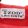 Lacoste 70s Vintage Spool Tag One Point Short Sleeve Polo Shirt Red Men's Used