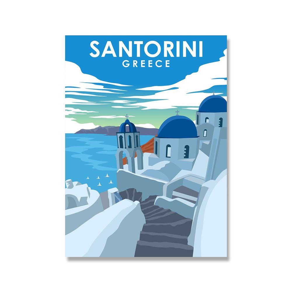 Venice Berlin Houston Travel Canvas Painting Sydney Wall Art Nordic Posters and Prints Wall Pictures for Living Room Decor