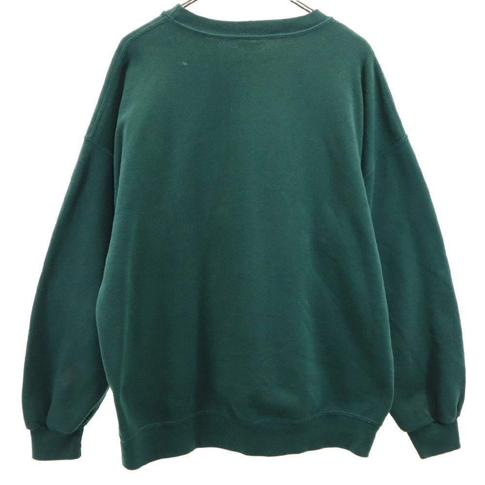 NUTMEG 90s Old Packers Long Sleeve Trainer XL Brushed Back of Sweatshirt Men's Used