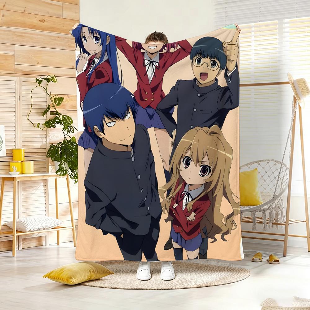 Anime T-ToradoraS Throw Soft Warm Throw Blanket for Bedroom Living Room Bed Travel Camping Picnic Gift