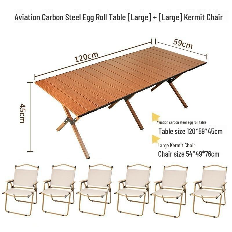 Conjunto Portátil Ultraleve de Mesa Dobrável e Cadeiras de Alumínio para Acampamento ao Ar Livre e Piqueniques
