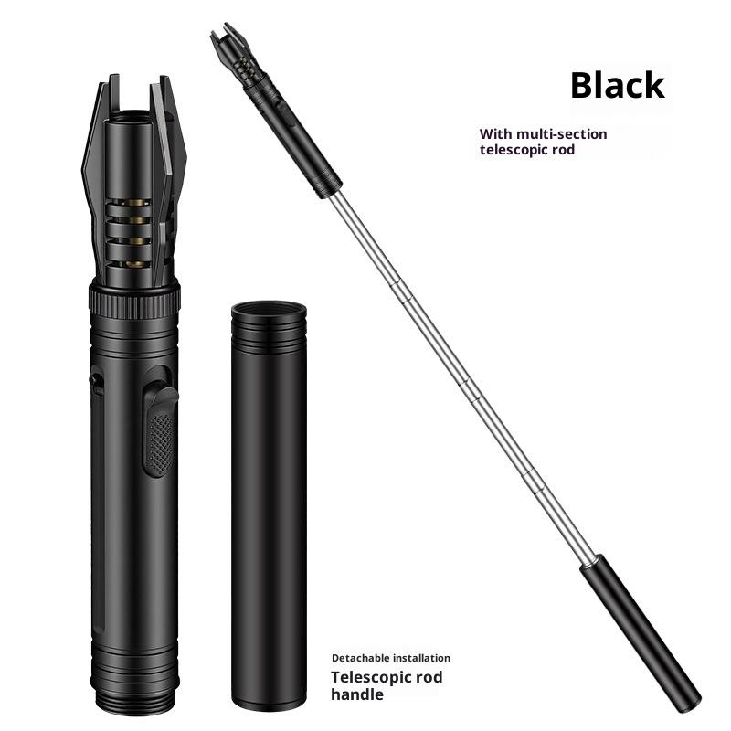 BBQ Barbecue Candle Lengthening Powerful Metal Gas Lighter Windproof Turbo Kitchen Torch Cigar Smoking Accessories Flashlight