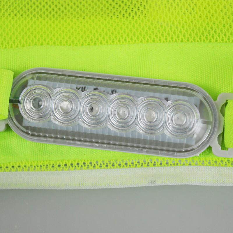 Rechargeable LED Flashing Reflective Safety Vest