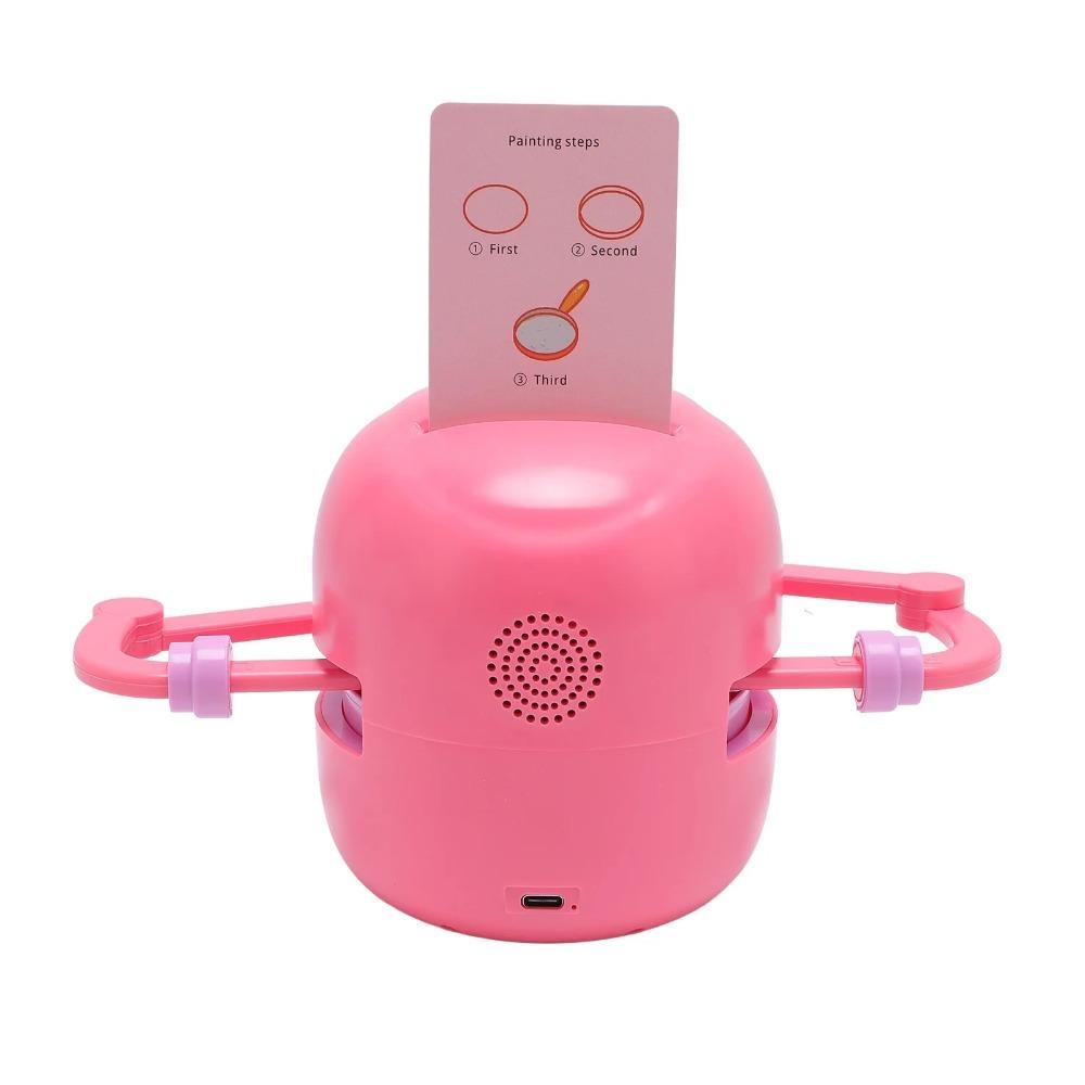 Smart Drawing Robot 2400mAh Smart Painting Robot Interactive Automatic Early Educational for Children