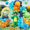 Dinosaur Theme Boy Atmosphere Decoration Scene Decoration Baby Kids Party Balloon Birthday Dinosaur Party