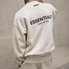 Fear of God Essentials Fleece Crewneck Sweatshirt With Tonal Logo Unisex Sweatshirt Light-Oatmeal FOG-SS22-416