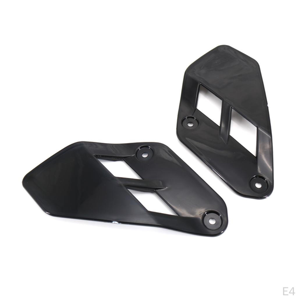 2 Pieces Windshield Deflector Automotive Frames Accessories Upper Wind Deflectors kit suitable