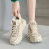 Winter New Women's Shoes Velvet High-top Shoes Versatile Sports and Leisure Shoes Thickened Warm Cotton Shoes Soft Sole