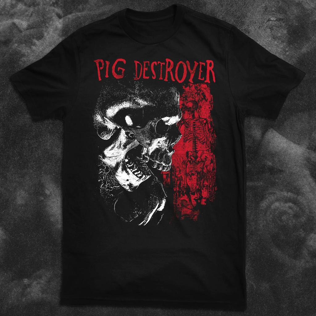 New PIG DESTROYER Band TEETH GRINDING Cotton Black T Shirt UR615