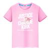 Charlie Kirk FREEDOM print 100%Cotton Tops Anime Short t shirt for kids boy 10year Halloween cartoon Tees y2k kids clothes girls
