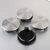 UBFMQ1 4pcs 56mm Black Silver Car Wheel Center Caps Rims Hub Cover Logo For Tesla Model 3 Y X S Hubcaps Auto Accessories