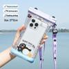 Universal Waterproof Phone Bag for Rafting and Diving with Touch Screen Access - Ideal for Takeaway Riders