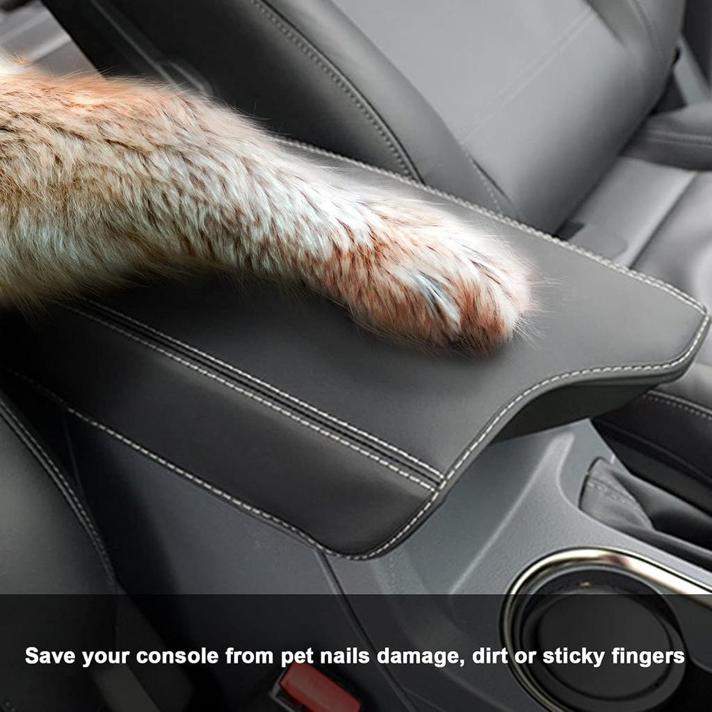SXCY Fit for 2019 2020 2021 2022 2023 Ford Ranger Armrest Cover 2023 Ranger Center Console Cover 2023 Ranger Console Cushion Pad 2023 Ranger Seat Box
