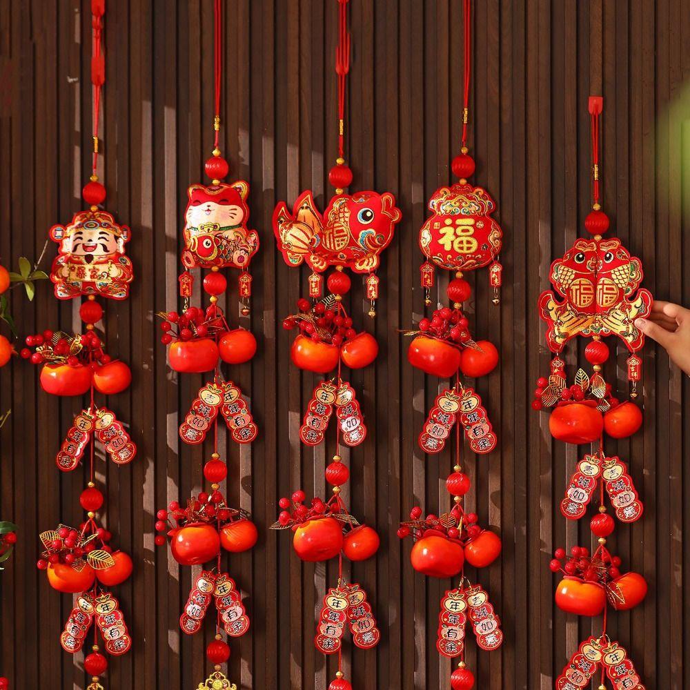 Traditional Spring Festival Door Decoration New Year Hanging Ornaments Party Decoration