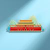 Metal Refrigerator Stickers Tiananmen Tourist Souvenirs City Attractions Magnetic Stickers National Day Holiday Gifts