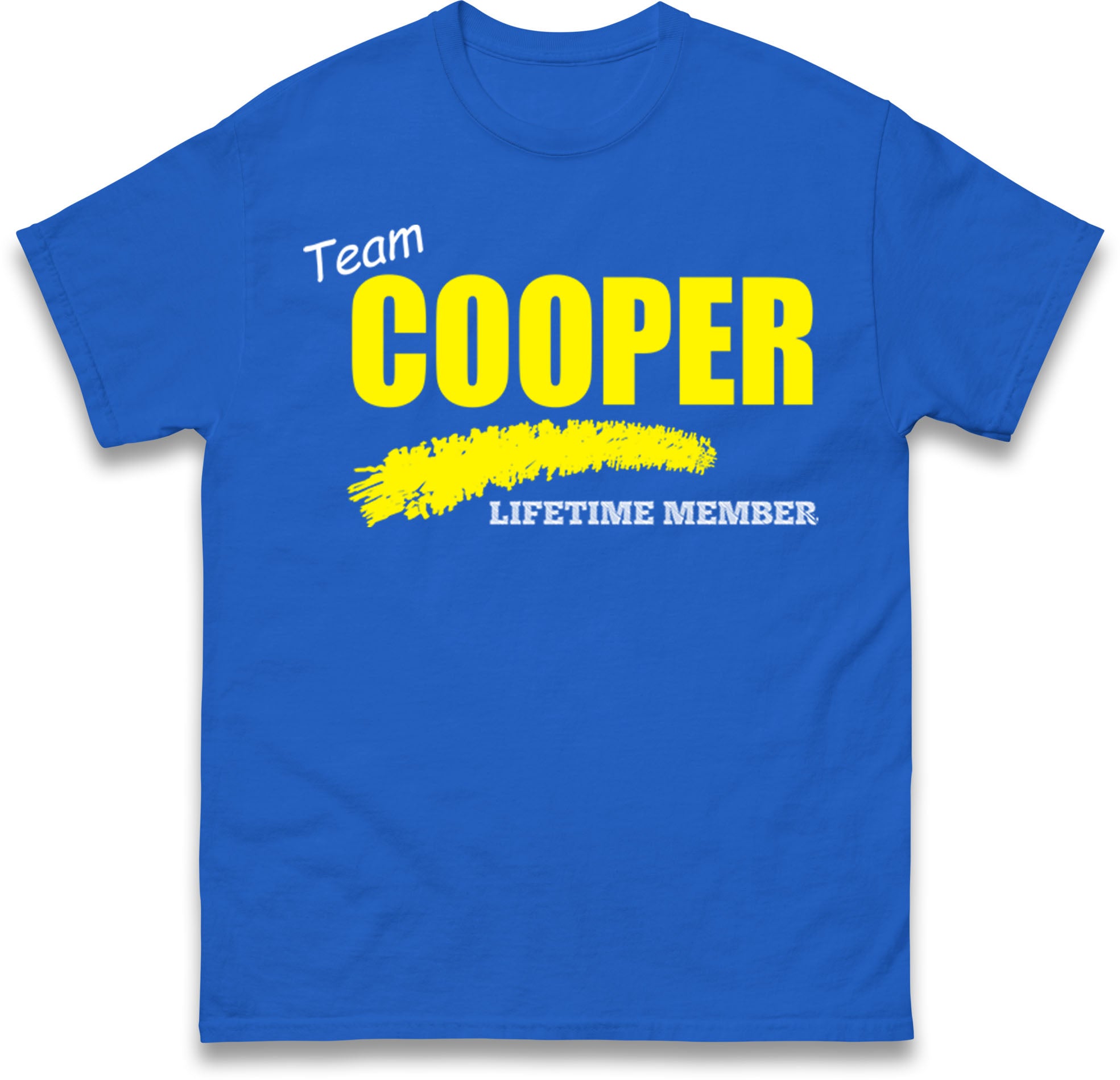 Personalized Your Name Team Cooper Lifetime Member kids T Shirt 160