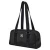 MLB Letter Print Nylon Shoulder Bag Unisex Shoulder Bag Black 3AORA016N