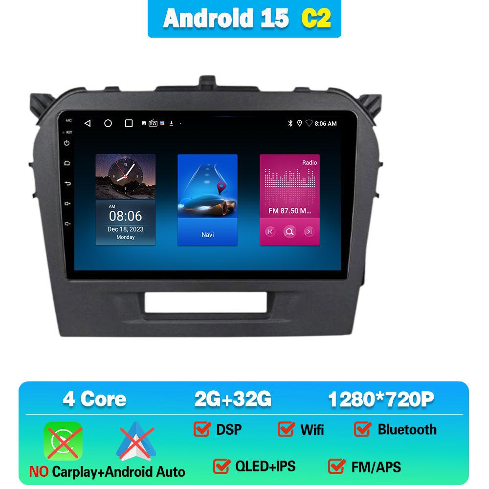 

Android 16 For Suzuki Vitara 4 2017 - 2022 Car Radio Stereo Multimedia Navigation GPS Video Player Wireless Carplay Auto DSP RDS