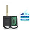 KEYYOU Fernbedienungsschlüssel 433 MHz Für Opel Vauxhall Corsa C Combo TIGRA B MERIVA 2001-2004 5WK48668 HU100 HU43 HU46 YM28 Klinge OHNE CHIP