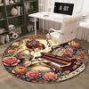Playing The Piano Round Rug Suitable For Office Reception Office Chair Protection Carpet And Also Suitable For Gifts To Relatives And Friends