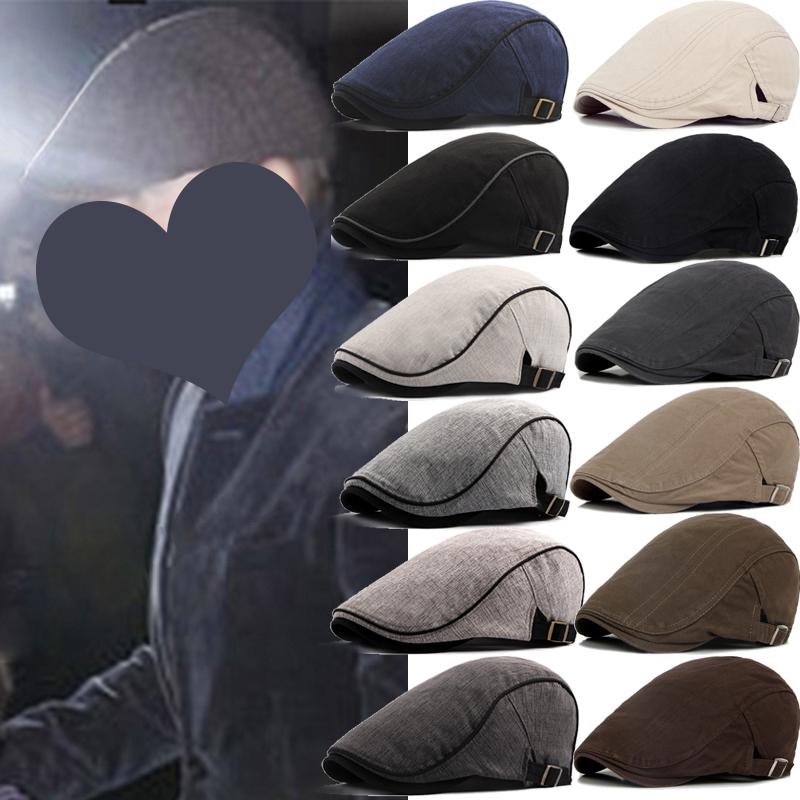 Fashion New Men Berets Spring Autumn Winter British Style Beret Hat Retro England Hat Male Hats Peaked Painter Caps for Dad