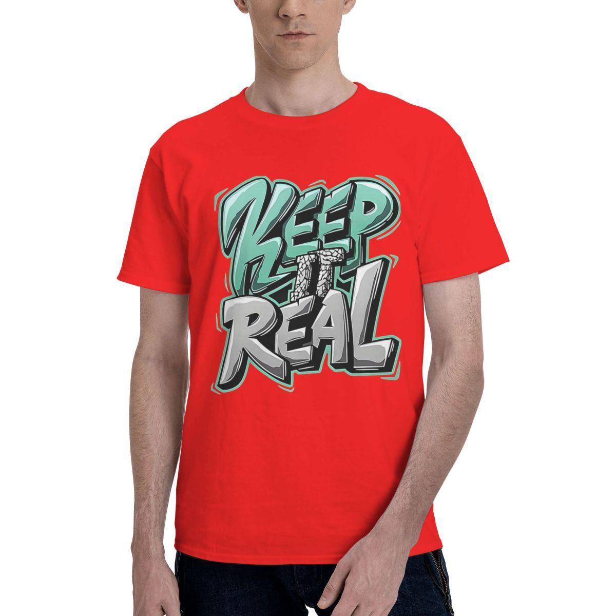 Generic Keep Real 100 Cotton Casual Breathable Confortable Shirt Funny Ugus TShirts Tshirts Men S