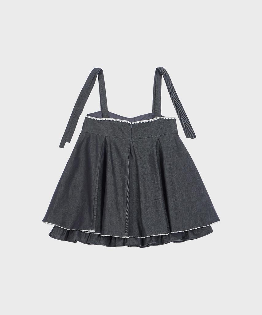 Alkialka Balloon Mini Dress (Black)