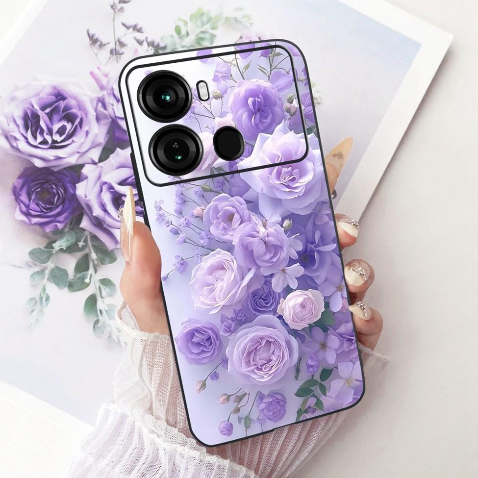 Coque Pour ITEL P40 Housse P662L Silicone Chat Mignon Mode Drôle Peinte Funda Pour P40 ITEL P 40 Coque de Téléphone