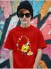 Mr Krabs SpongeBob Short Sleeve T Shirt Children Summer Cute Cartoon Crewneck Boys Girls Ages 3-14