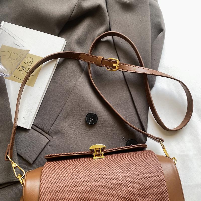 Minimalistische Modische Exquisite Damen-Schultertasche mit Schulterriemen-Design Vielseitig für Pendeln und Zusammenkünfte