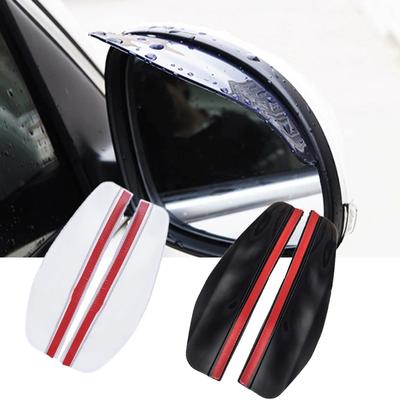2 Stücke Universal Auto Rückspiegel Regen Augenbraue Auto Auto Rückansicht Seiten Regen Schnee Schutz Sonnenblende Schatten Schutz PVC