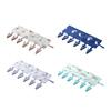 Clothes Socks Hanger with 6 Clips Strong Load-bearing Fastener Tape Design Folding Clothes Hanger Clips Towel Drying Rack