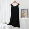 Women's Fashion Round Neck Sleeveless Tank Top  Colour Casual Underwear Home Dress