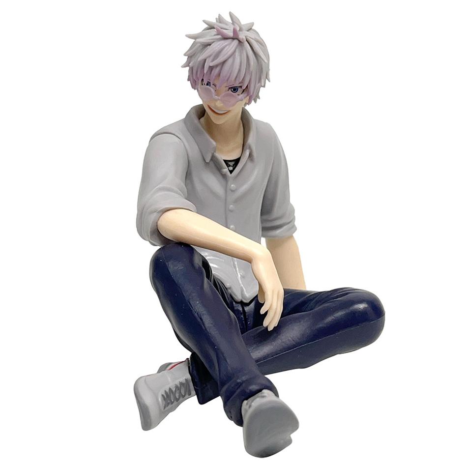 Нове Аніме Статуетка Сатору Годжо Фігурка Jujutsu Kaisen Гето Сугуру Сидяча Поза Фігурки Pvc Модель Сфера В'язниці Лялька Іграшки