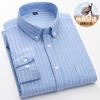 New Oxford Spinning Shirt Men's Plaid Long-sleeved Loose Korean Version Trendy Handsome Casual Men's Short-sleeved Shirt Pure Cotton